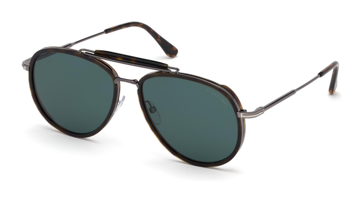 Tom Ford Tripp FT0666 Unisex Pilot Sunglasses - thumbnail - 52N